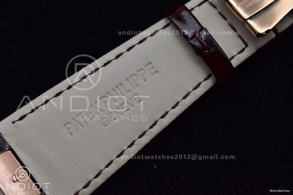 SS Dial Strap RG A23J GRF Nautilus Edition on Gray 912 Premium Brown Best 5712 Croco 0115